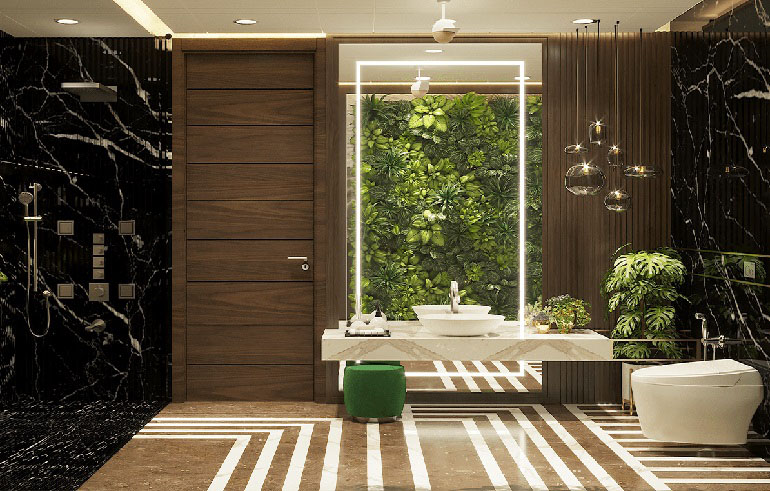 گرین وال برای دیوار سرویس بهداشتی و حمام